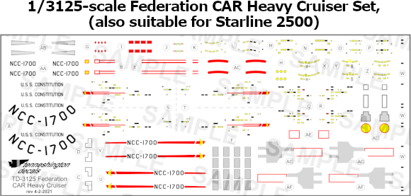 Squadron Box sheet sample